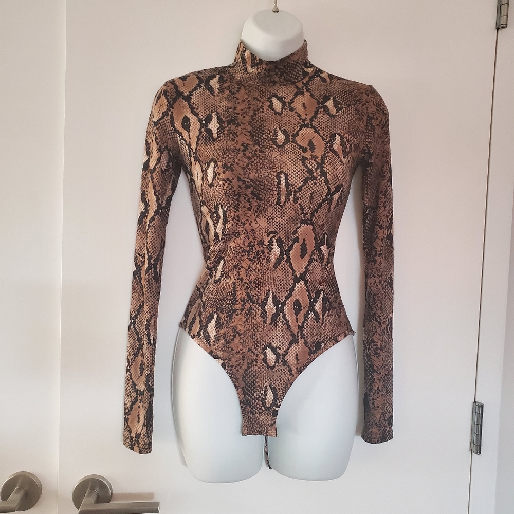 Snakeskin bodysuit